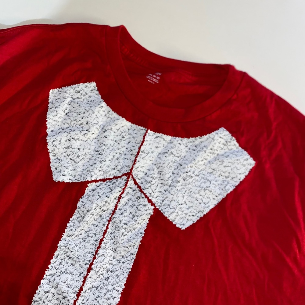 Holiday Time Mens 2XL Red Santa Claus Suit Graphic T-Shirt Christmas Tee